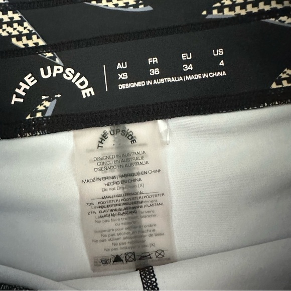 Anthropologie The Upside Black‎ Palm Midi Pant Size 4 - Picture 4 of 9